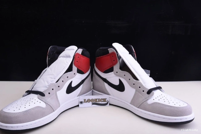 1 Air Grey Jordan Smoke Light OG 555088-126 High 1017